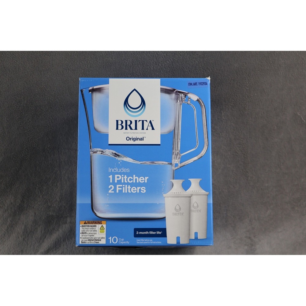 BRITA Maxtra+ 10 Cup Filter Jug‎ White Includes 2 Filters Pitcher Dominican